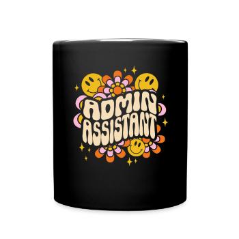 Secrétaire, Adjointe administrative, Commis de bureau - Mug uni - noir - Devant