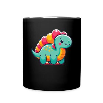 Dinosaur Baby Dindinosaur Kids - Full Colour Mug - black - Front