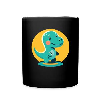 Dinosaure Bébé Dino Enfants Dinosaure Enfants - Mug uni - noir - Devant
