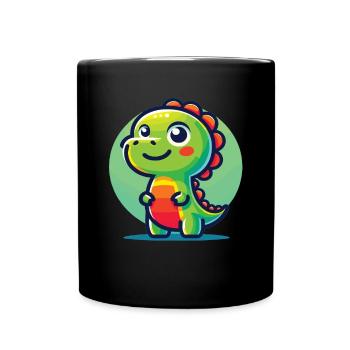 Dinosaure Bébé Dino Enfants Dinosaure Enfants - Mug uni - noir - Devant