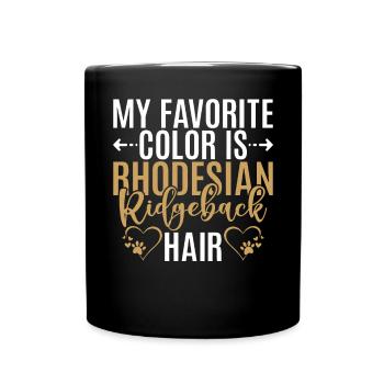 Rhodesian Ridgeback Gifts - Full Colour Mug - black - Front