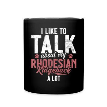 Cadeaux Rhodesian Ridgeback - Mug uni - noir - Devant