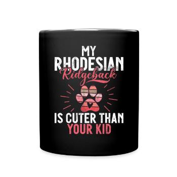 Cadeaux Rhodesian Ridgeback - Mug uni - noir - Devant