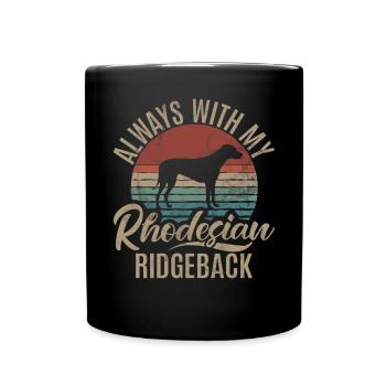 Cadeaux Rhodesian Ridgeback - Mug uni - noir - Devant