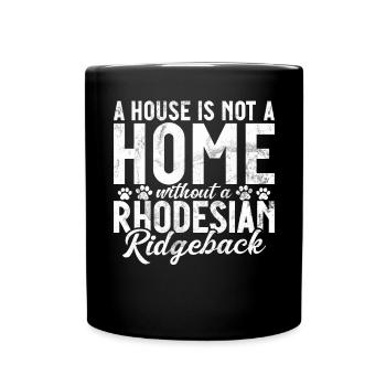 Rhodesian Ridgeback Gifts - Full Colour Mug - black - Front