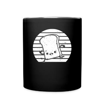 Funny Baker Bread Baker Funny Bread - Tasse einfarbig - Schwarz - Vorne
