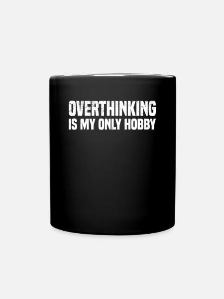 Misanthrop Menschenhasser Asozial Introvertiert - Tasse einfarbig - Schwarz
