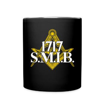 Masonic Freemasonry Fraternal - Tasse einfarbig - Schwarz - Vorne