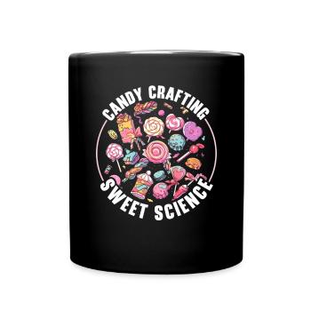 Süßigkeiten herstellen Süßigkeiten herstellen Süßigkeitenherstellung Ich liebe Süßigkeiten - Tasse einfarbig - Schwarz - Vorne