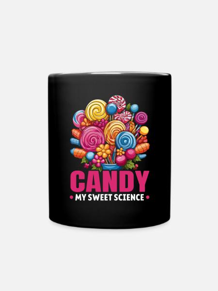 Süßigkeiten herstellen Süßigkeiten herstellen Ich liebe Süßigkeiten - Tasse einfarbig - Schwarz