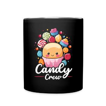 Süßigkeiten herstellen Süßigkeiten herstellen Süßigkeitenherstellung Ich liebe Süßigkeiten - Tasse einfarbig - Schwarz - Vorne