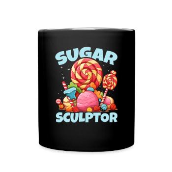 Süßigkeiten herstellen Süßigkeiten herstellen Süßigkeitenherstellung Ich liebe Süßigkeiten - Tasse einfarbig - Schwarz - Vorne