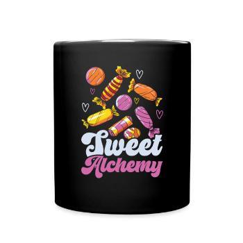 Süßigkeiten herstellen Süßigkeiten herstellen Ich liebe Süßigkeiten - Tasse einfarbig - Schwarz - Vorne