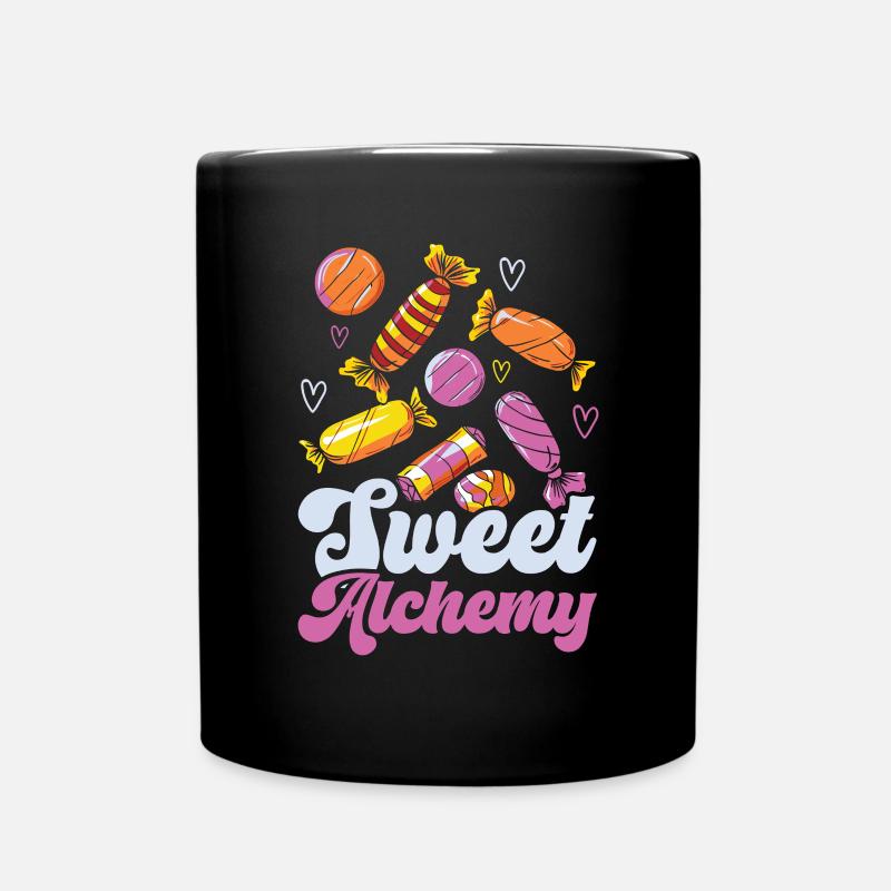 Süßigkeiten herstellen Süßigkeiten herstellen Ich liebe Süßigkeiten - Tasse einfarbig - Schwarz