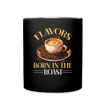 Coffee Roasting Coffee Bean Roaster Caffeine Lover - Full Colour Mug - black - Front