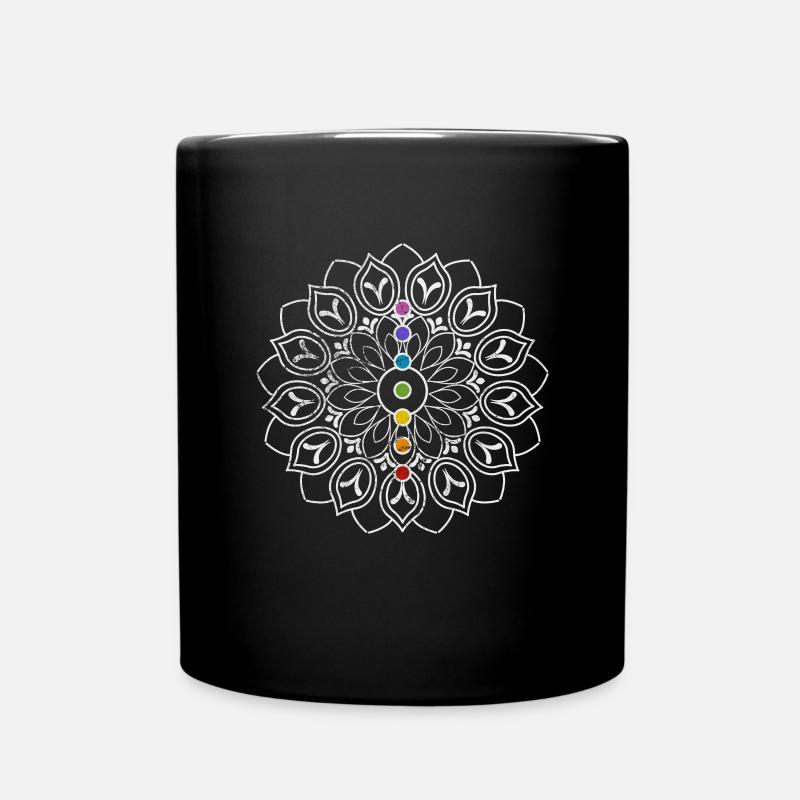Meditation - Tasse einfarbig - Schwarz