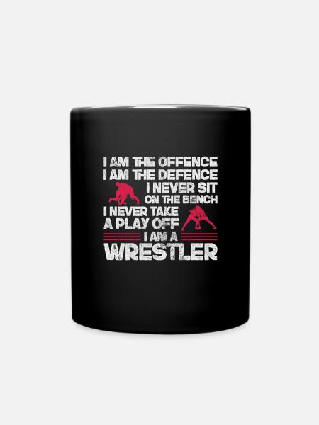 Wrestling - Tasse einfarbig - Schwarz