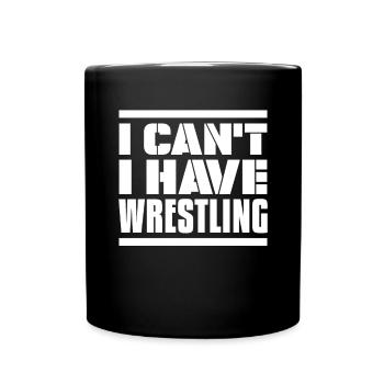 Wrestling Wrestler Fight Wrestling Ringer Gift - Full Colour Mug - black - Front