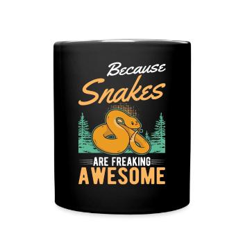 Propriétaires de serpents Amoureux des serpents - Mug uni - noir - Devant