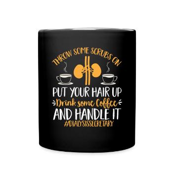 Dialysis Secretary Dialysis Specialist - Full Colour Mug - black - Front