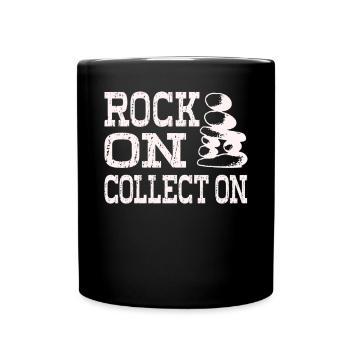 Rocksammler Geologie Lapidary Geologe Mineral - Tasse einfarbig - Schwarz - Vorne