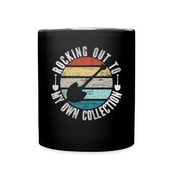 Collectionneur de roches Géologie Géologue lapidaire Minéral - Mug uni - noir - Devant