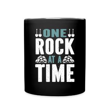 Rocksammler Geologie Lapidary Geologe Mineral - Tasse einfarbig - Schwarz - Vorne