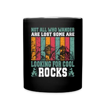 Rocksammler Geologie Lapidary Geologe Mineral - Tasse einfarbig - Schwarz - Vorne
