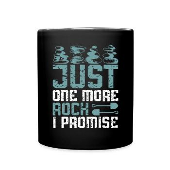 Collectionneur de roches Géologie Géologue lapidaire Minéral - Mug uni - noir - Devant