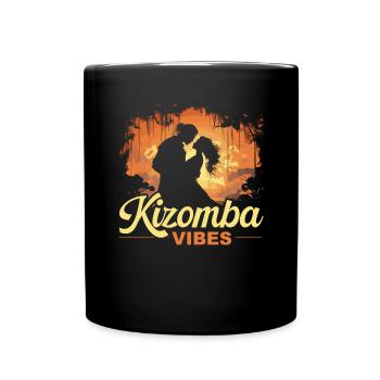 Kizomba Dancing Bachata Angola Dance Urban Kiz - Full Colour Mug - black - Front