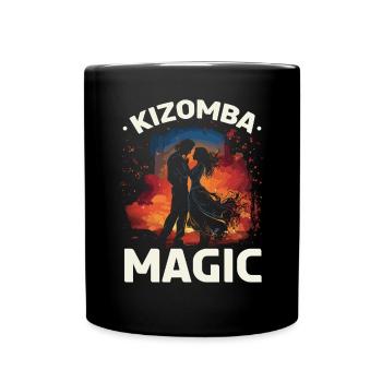 Kizomba Dancing Bachata Angola Dance Urban Kiz - Full Colour Mug - black - Front