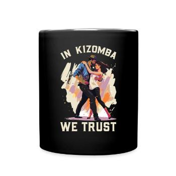 Kizomba Dancing Bachata Angola Dance Urban Kiz - Full Colour Mug - black - Front