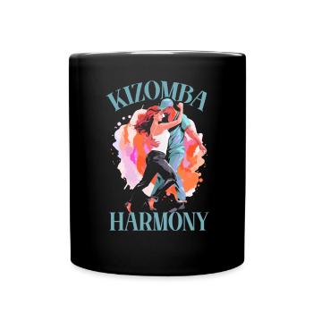 Kizomba Dancing Bachata Angola Dance Urban Kiz - Full Colour Mug - black - Front