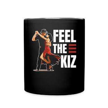 Kizomba Tanz Bachata Angola Tanz Urban Kiz - Tasse einfarbig - Schwarz - Vorne