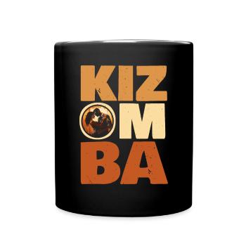 Kizomba Dancing Bachata Angola Dance Urban Kiz - Full Colour Mug - black - Front