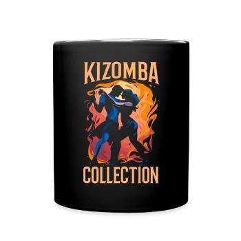 Kizomba Dancing Bachata Angola Dance Urban Kiz - Full Colour Mug - black - Front