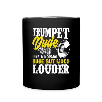 Trumpet Trumpeter Trumpet Player - Full Colour Mug - black - Front