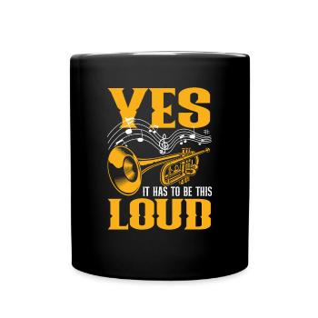 Trumpet Trumpeter Trumpet Player - Full Colour Mug - black - Front