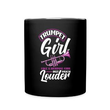 Trompette Trompettiste Trompettiste - Mug uni - noir - Devant