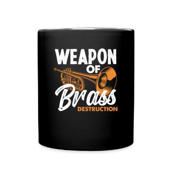 Trompette Trompettiste Trompettiste - Mug uni - noir - Devant
