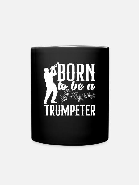 Trompete Trompeter Trompeten Spieler - Tasse einfarbig - Schwarz