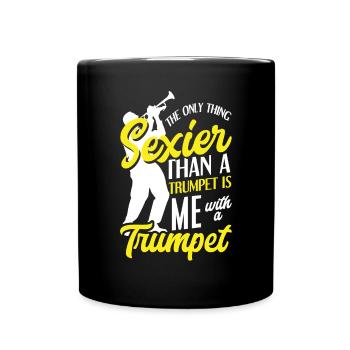 Trumpet Trumpeter Trumpet Player - Full Colour Mug - black - Front