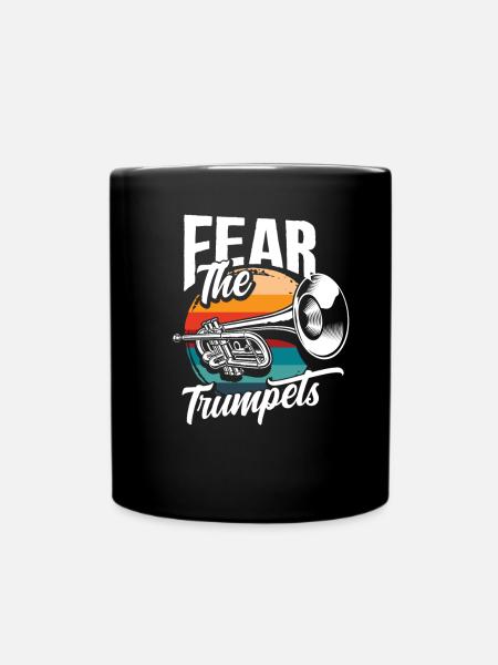Trompete Trompeter Trompeten Spieler - Tasse einfarbig - Schwarz