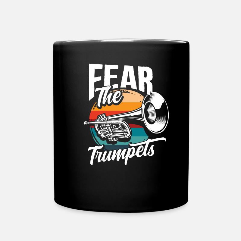 Trompete Trompeter Trompeten Spieler - Tasse einfarbig - Schwarz