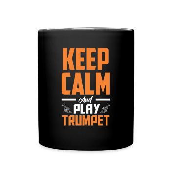 Trumpet Trumpeter Trumpet Player - Full Colour Mug - black - Front