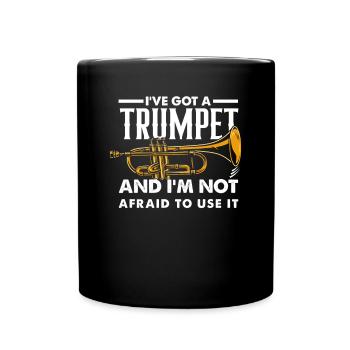 Trumpet Trumpeter Trumpet Player - Full Colour Mug - black - Front