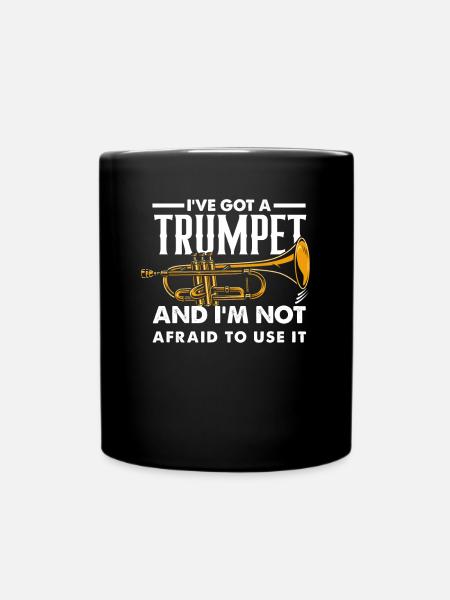 Trompete Trompeter Trompeten Spieler - Tasse einfarbig - Schwarz