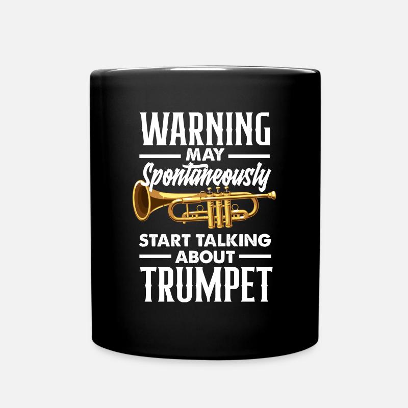 Trompete Trompeter Trompeten Spieler - Tasse einfarbig - Schwarz