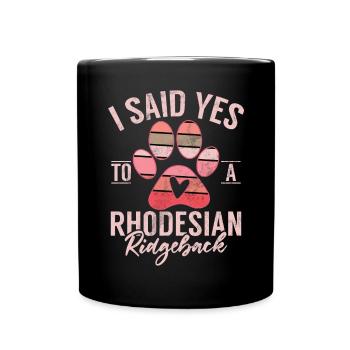 Cadeaux Rhodesian Ridgeback - Mug uni - noir - Devant