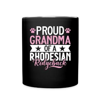 Rhodesian Ridgeback Gifts - Full Colour Mug - black - Front